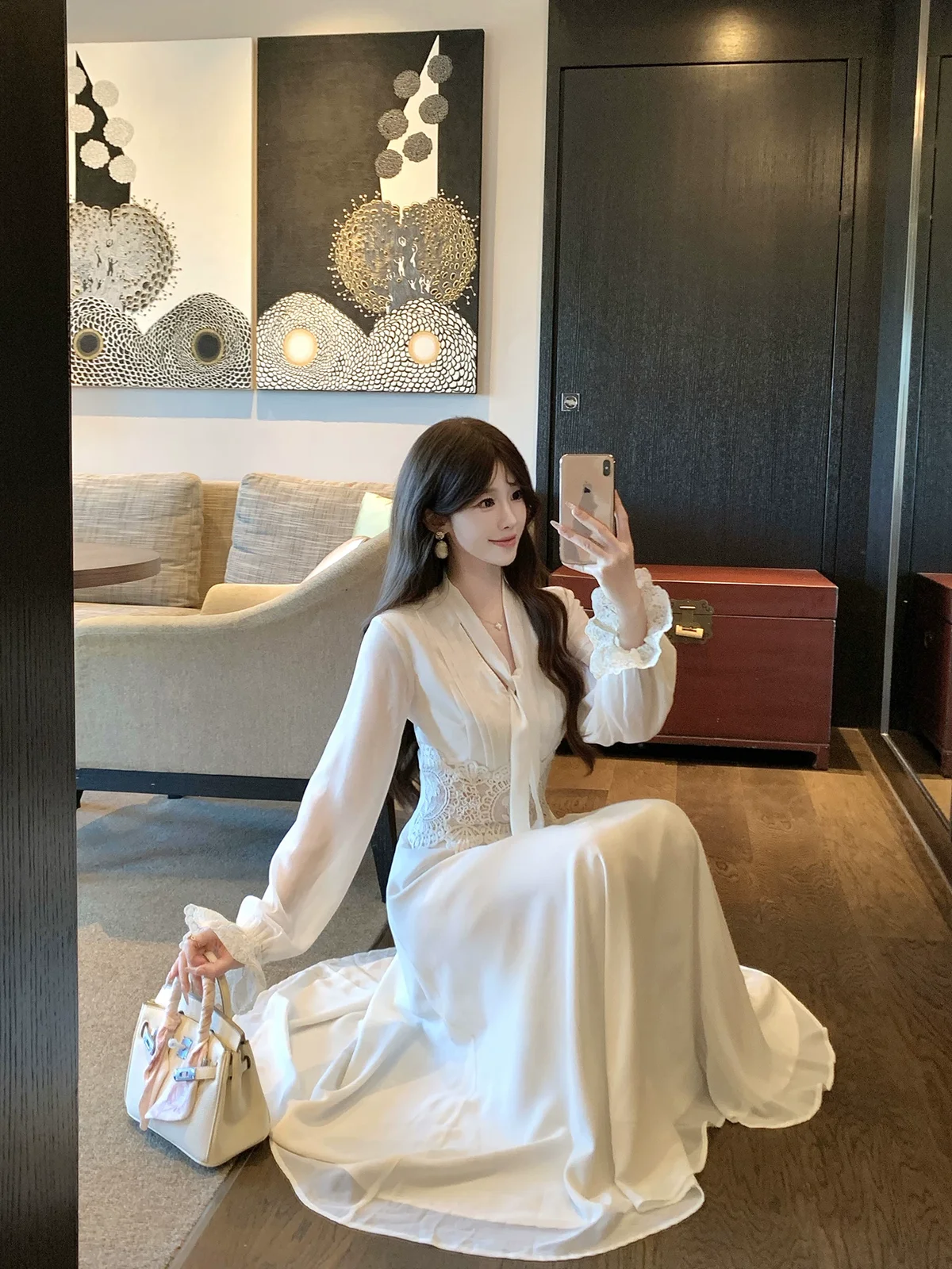 ソフトソング ロングドレス 商品写真 3