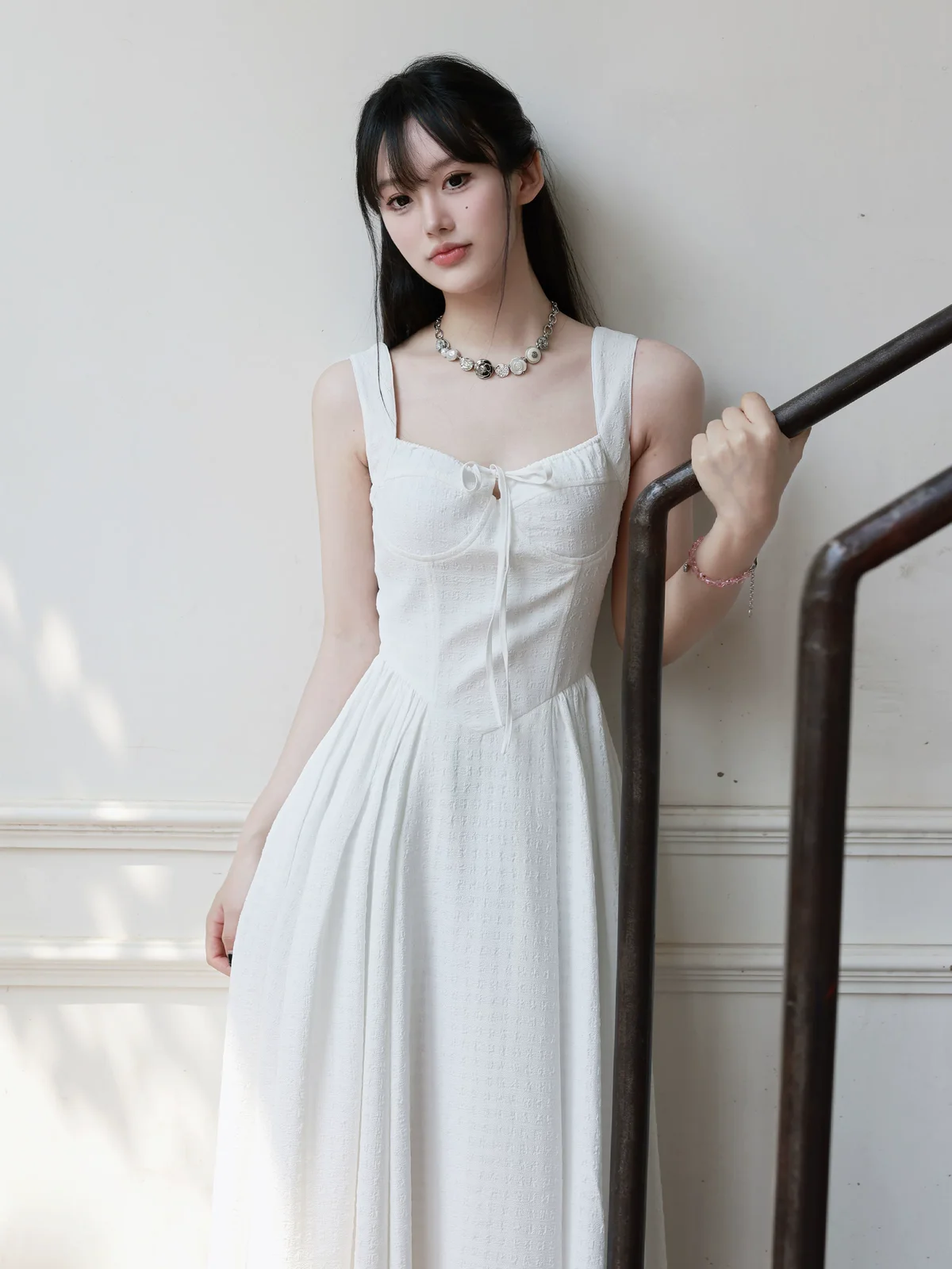 ピュアリボン ロングワンピース 商品写真 3