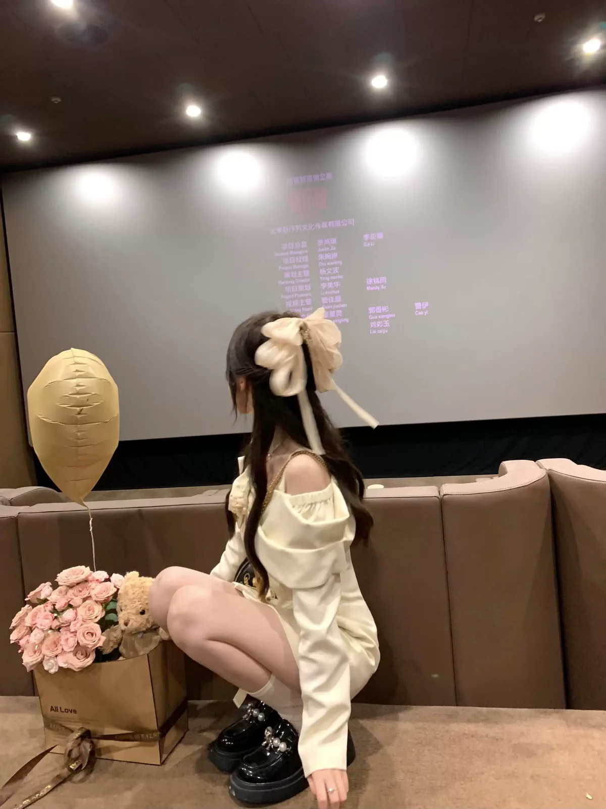 スフレ オフショルダードレス 商品写真 4