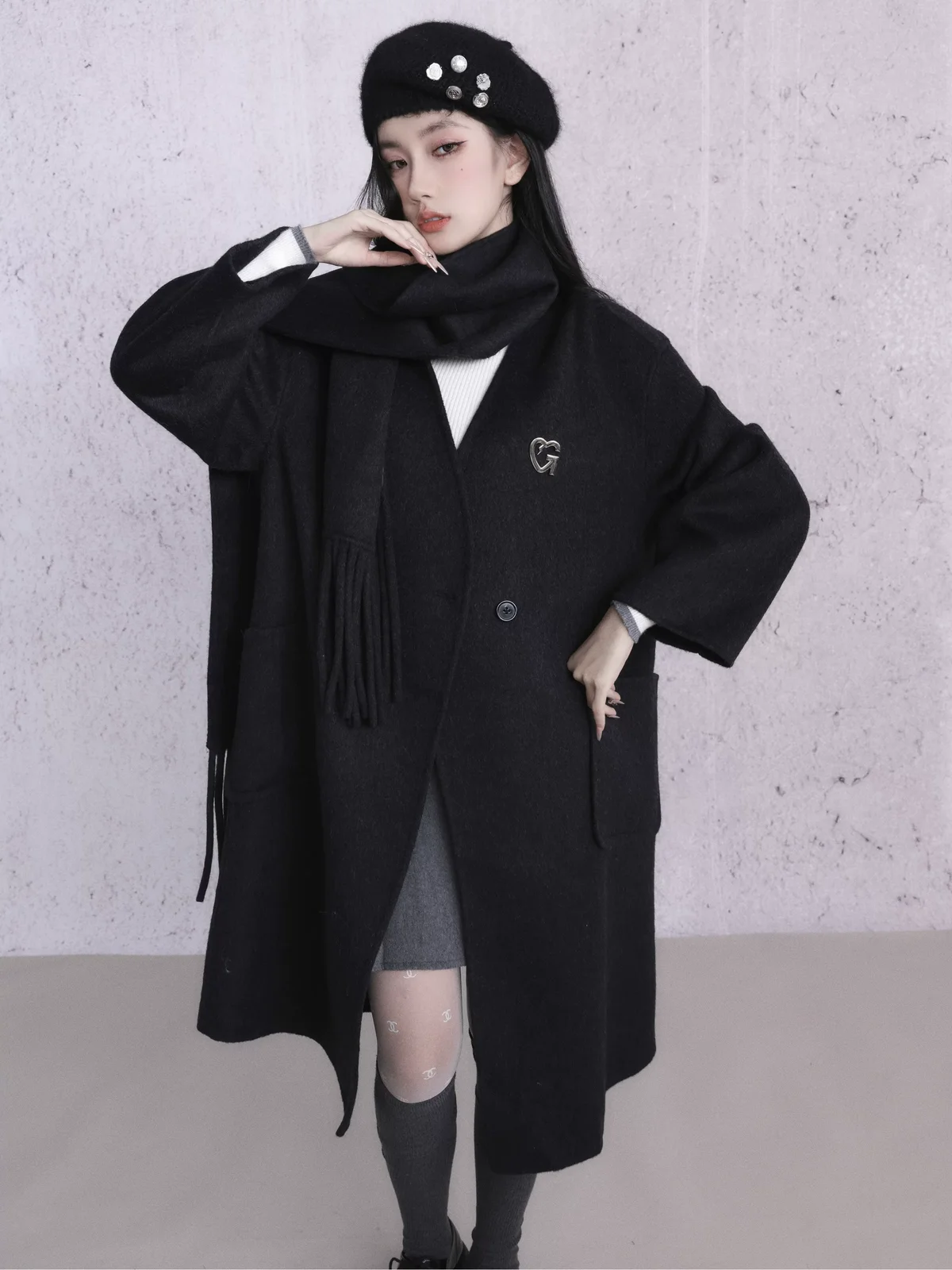 クラシック ダブルフェイスコート 商品写真 4