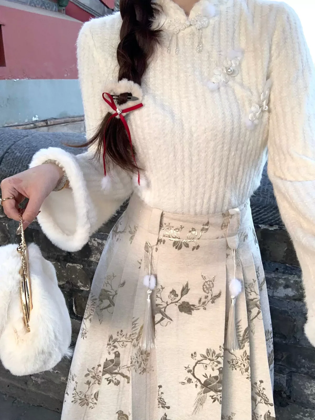 ライラックレイン プリーツスカート 商品写真 3
