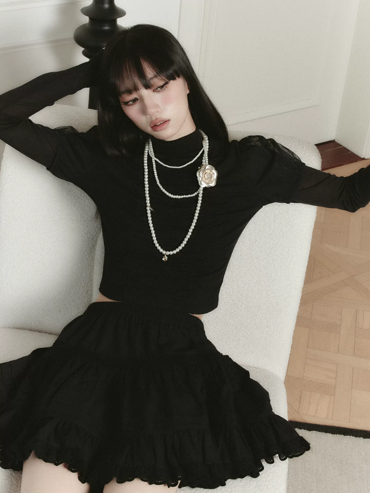 ムーンライト パールネックレス 商品写真 1