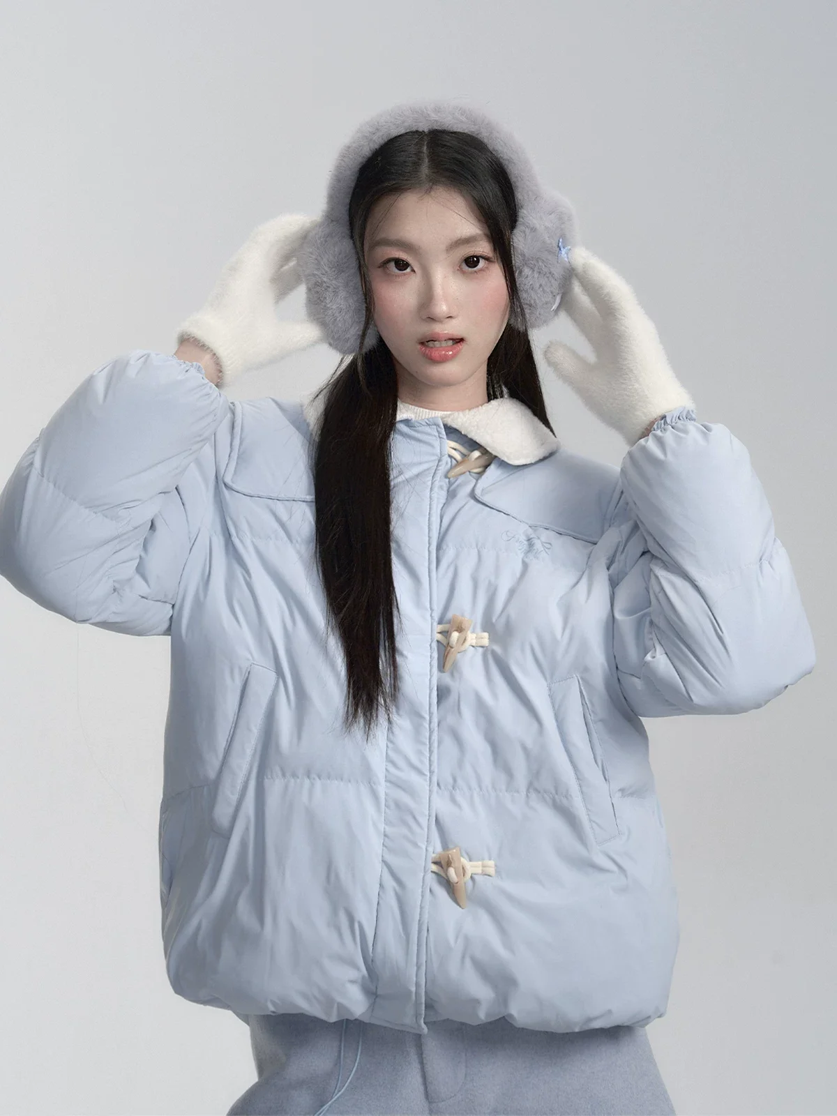 ファーカラー パデッドジャケット 商品写真 1