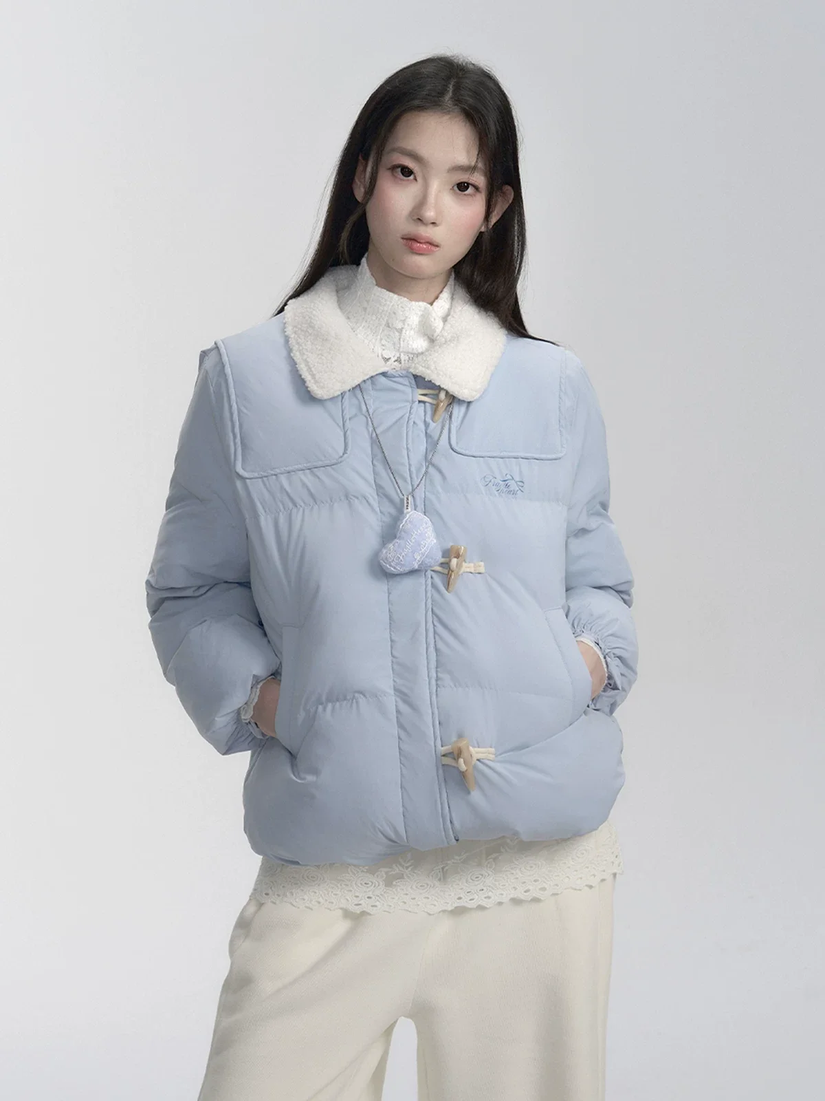 ファーカラー パデッドジャケット 商品写真 3