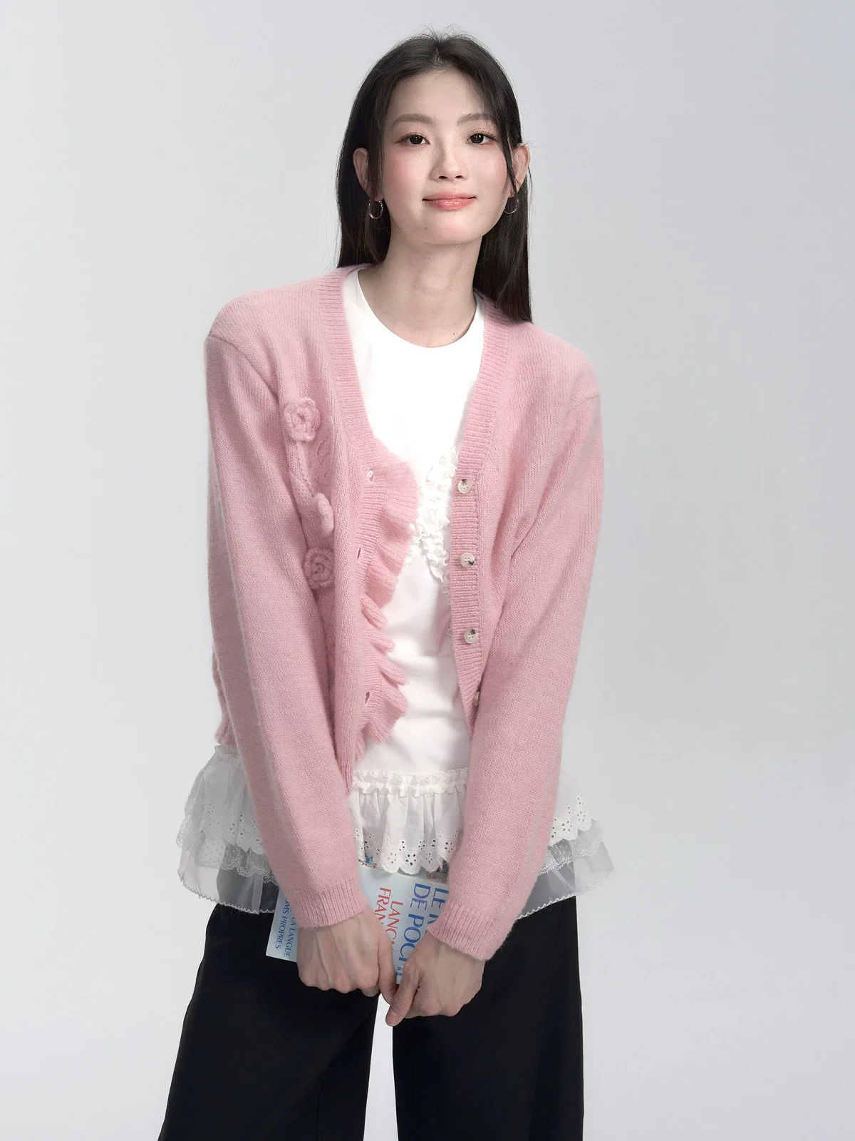ガールズレター クロシェカーディガン 商品写真 1
