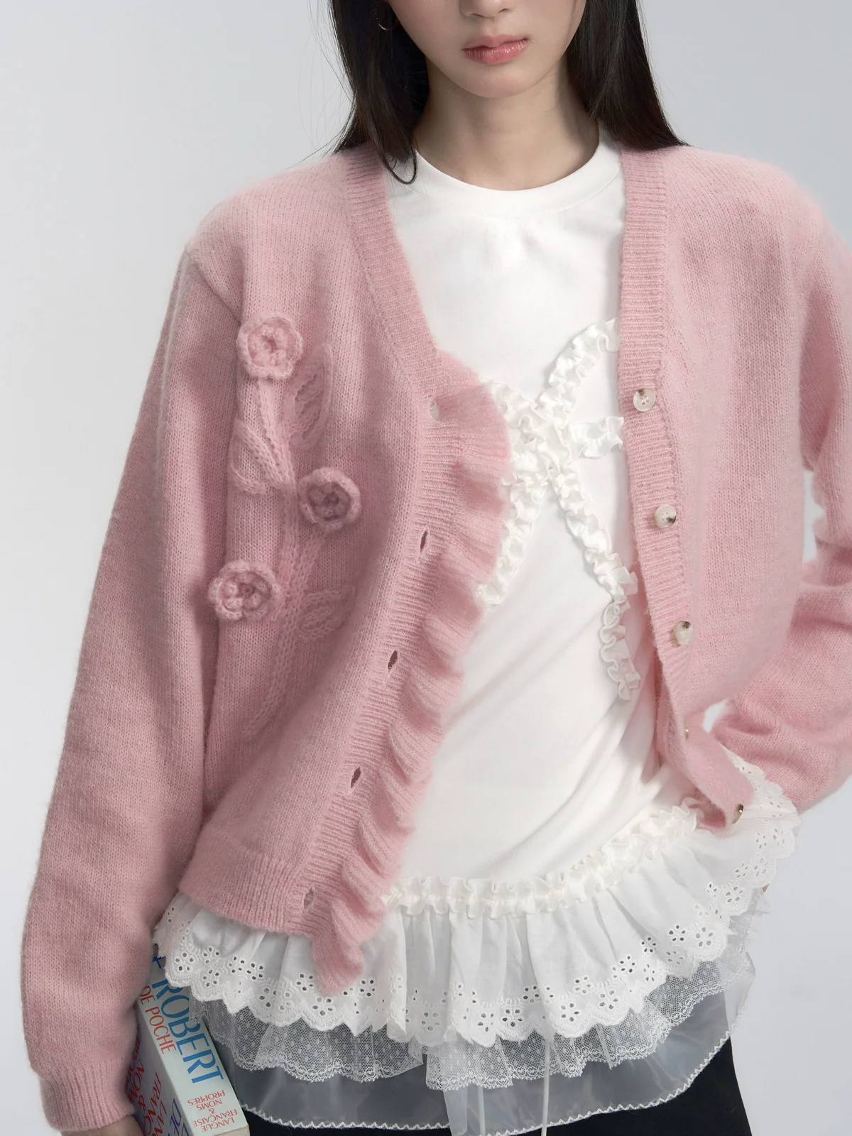 ガールズレター クロシェカーディガン 商品写真 3