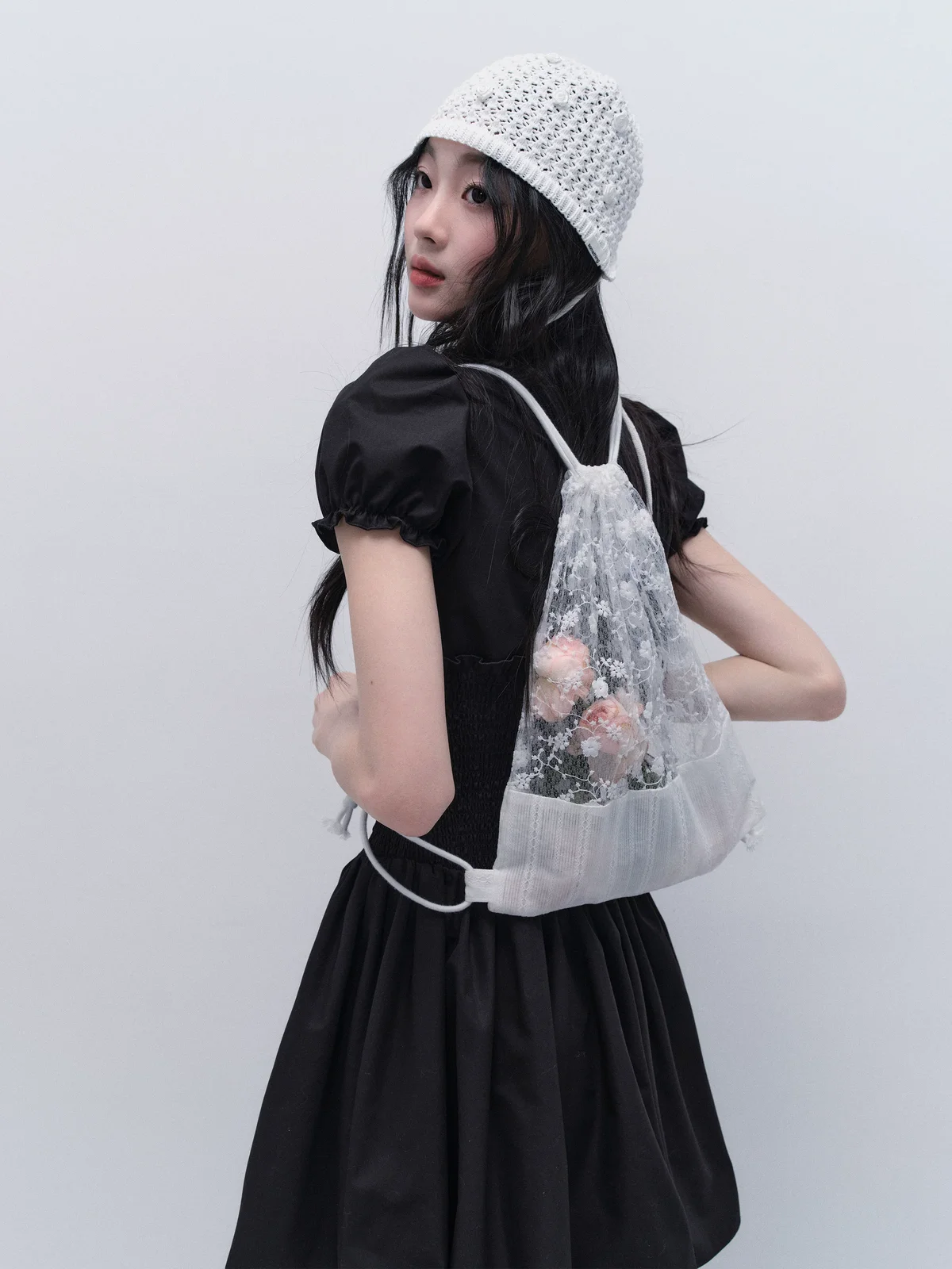 プレッピーブラック パフワンピース 商品写真 4