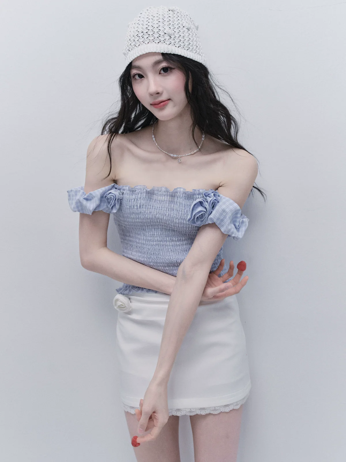 ブルーベリー パフスリーブトップス 商品写真 1