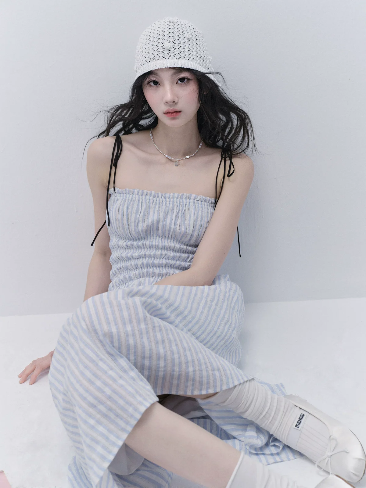 シーサイドストライプ ワンピース 商品写真 3
