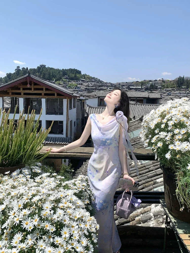 パープルクラウド ドレス 商品写真 2