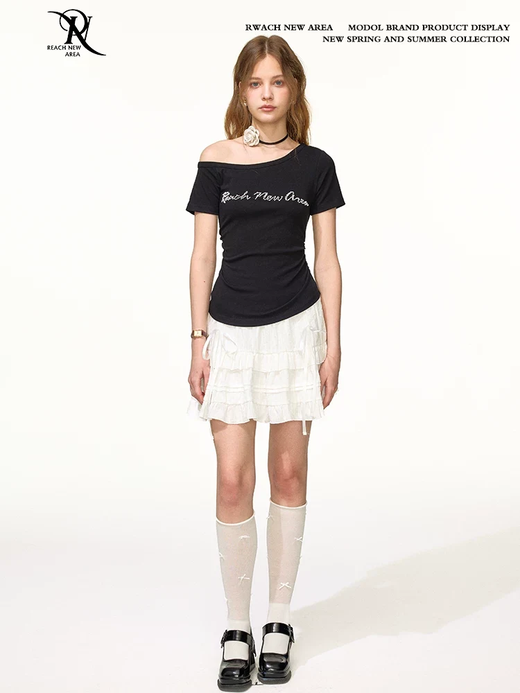 ノワール ギャザーロゴTシャツ 商品写真 1