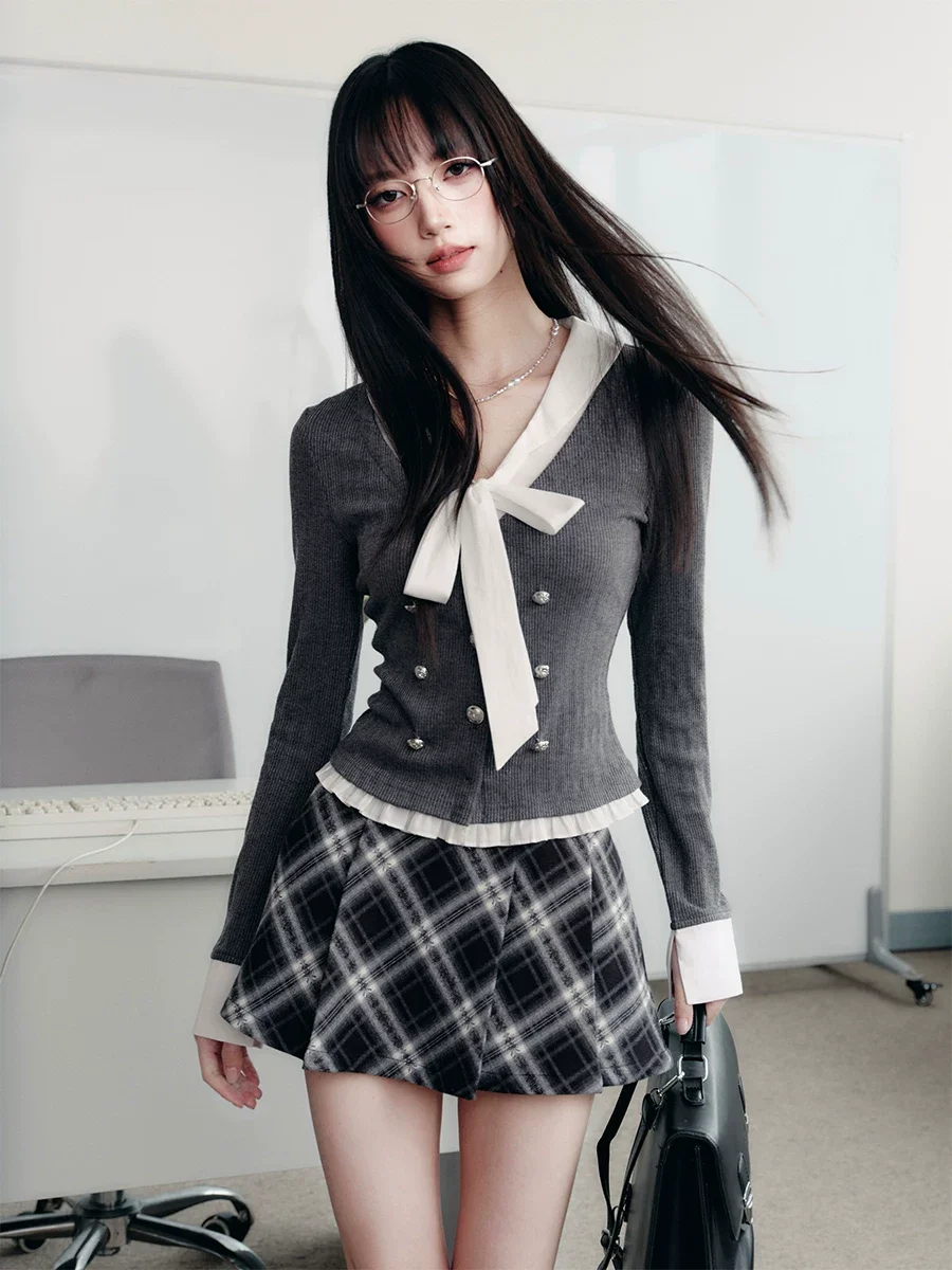 プレッピーチェック プリーツスカート 商品写真 1