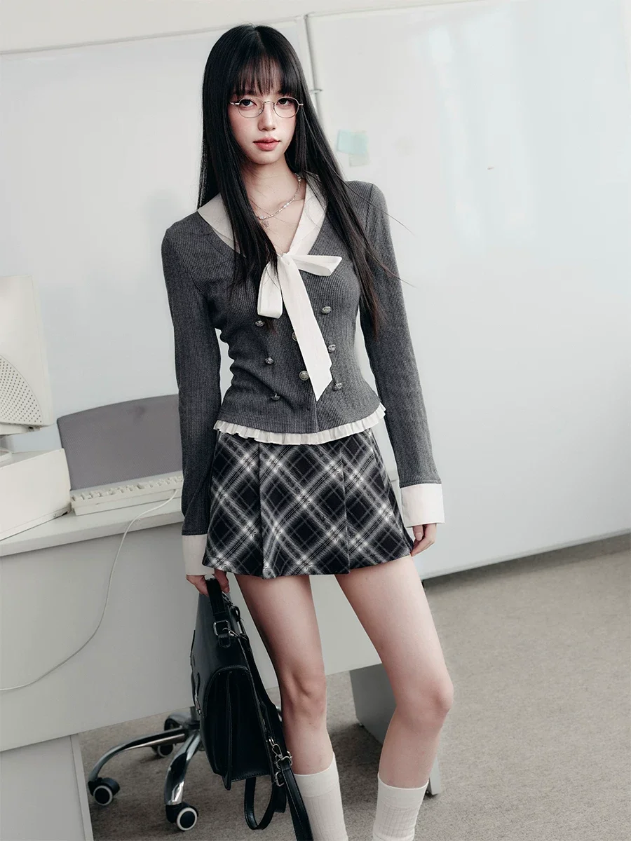 プレッピーチェック プリーツスカート 商品写真 3