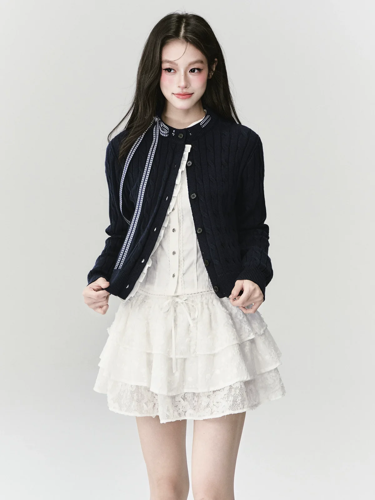 ミストガーデン リボンカーディガン 商品写真 2