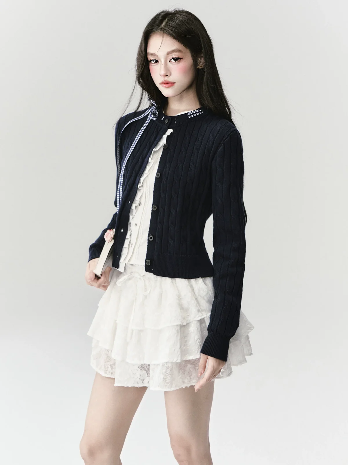 ミストガーデン リボンカーディガン 商品写真 3