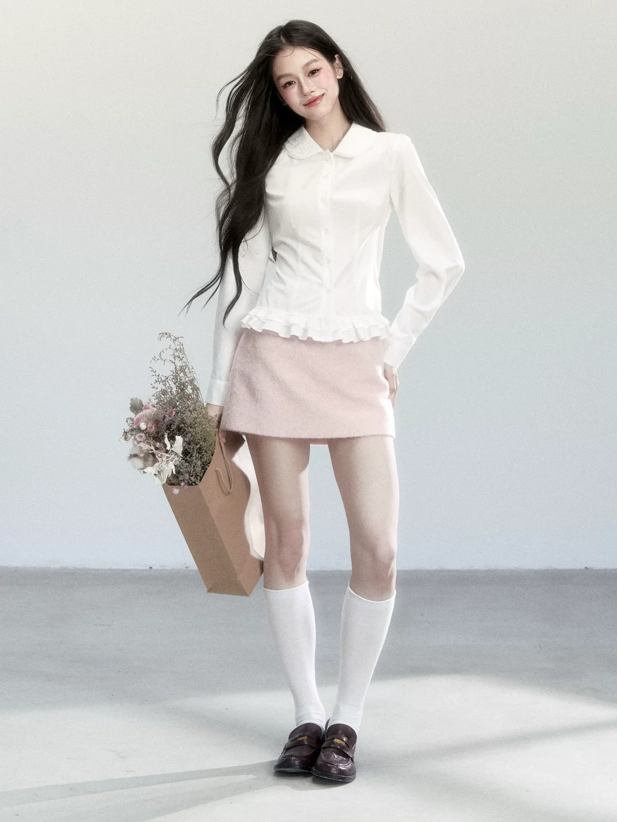 クラシックレース ドールカラーブラウス 商品写真 4