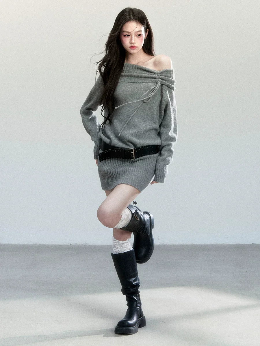 フロスト オフショルニットワンピース 商品写真 2