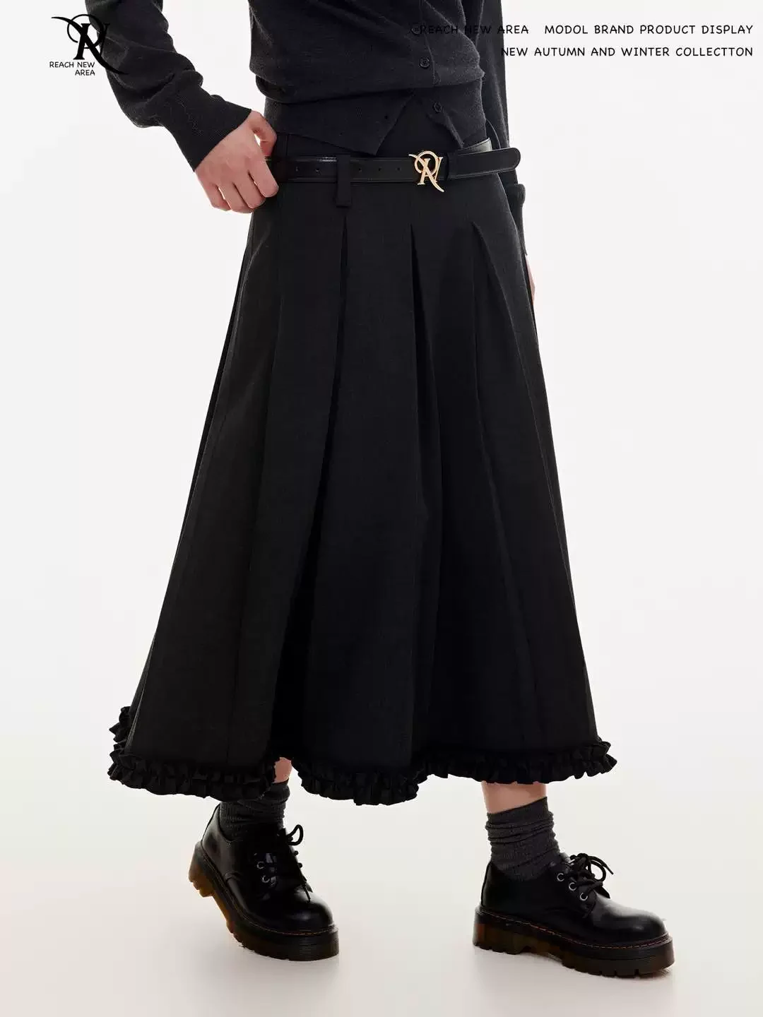 レースヘム ロングスカート 商品写真 3