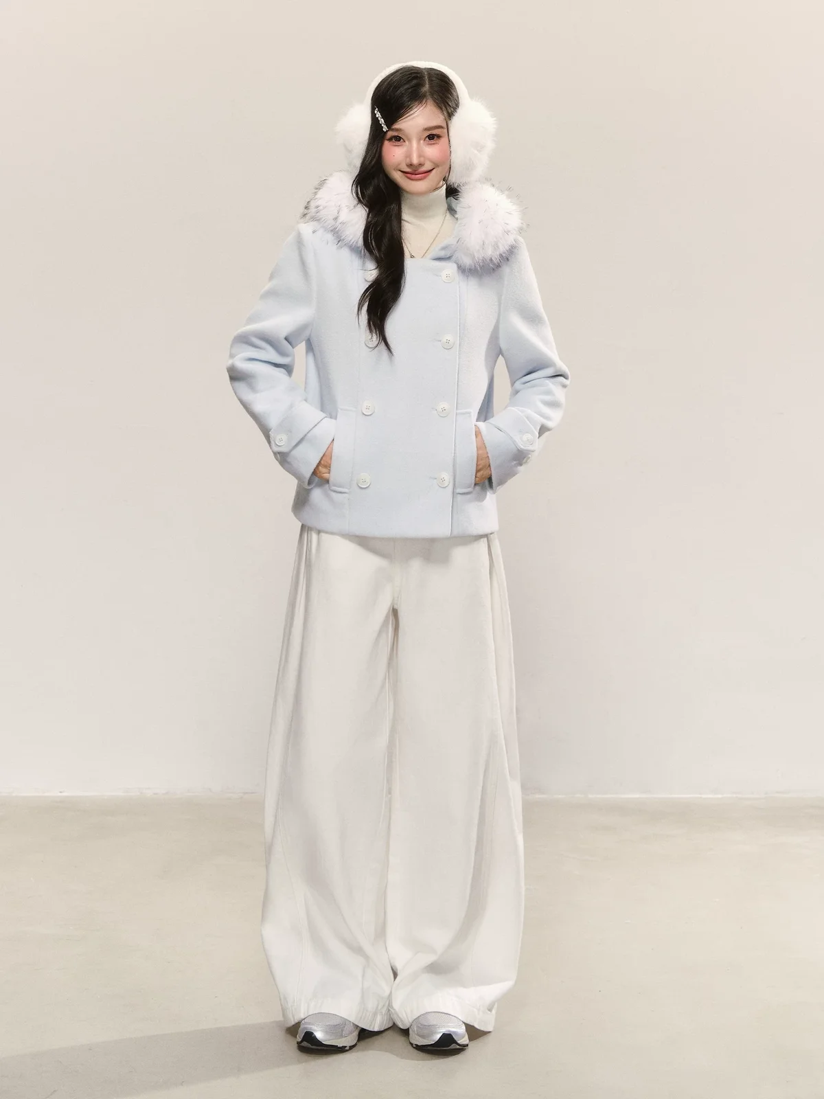 ファーダブル ショートコート 商品写真 1