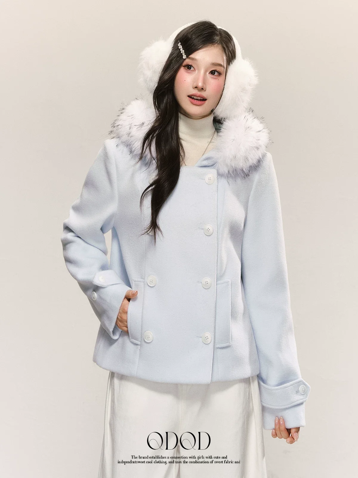ファーダブル ショートコート 商品写真 4