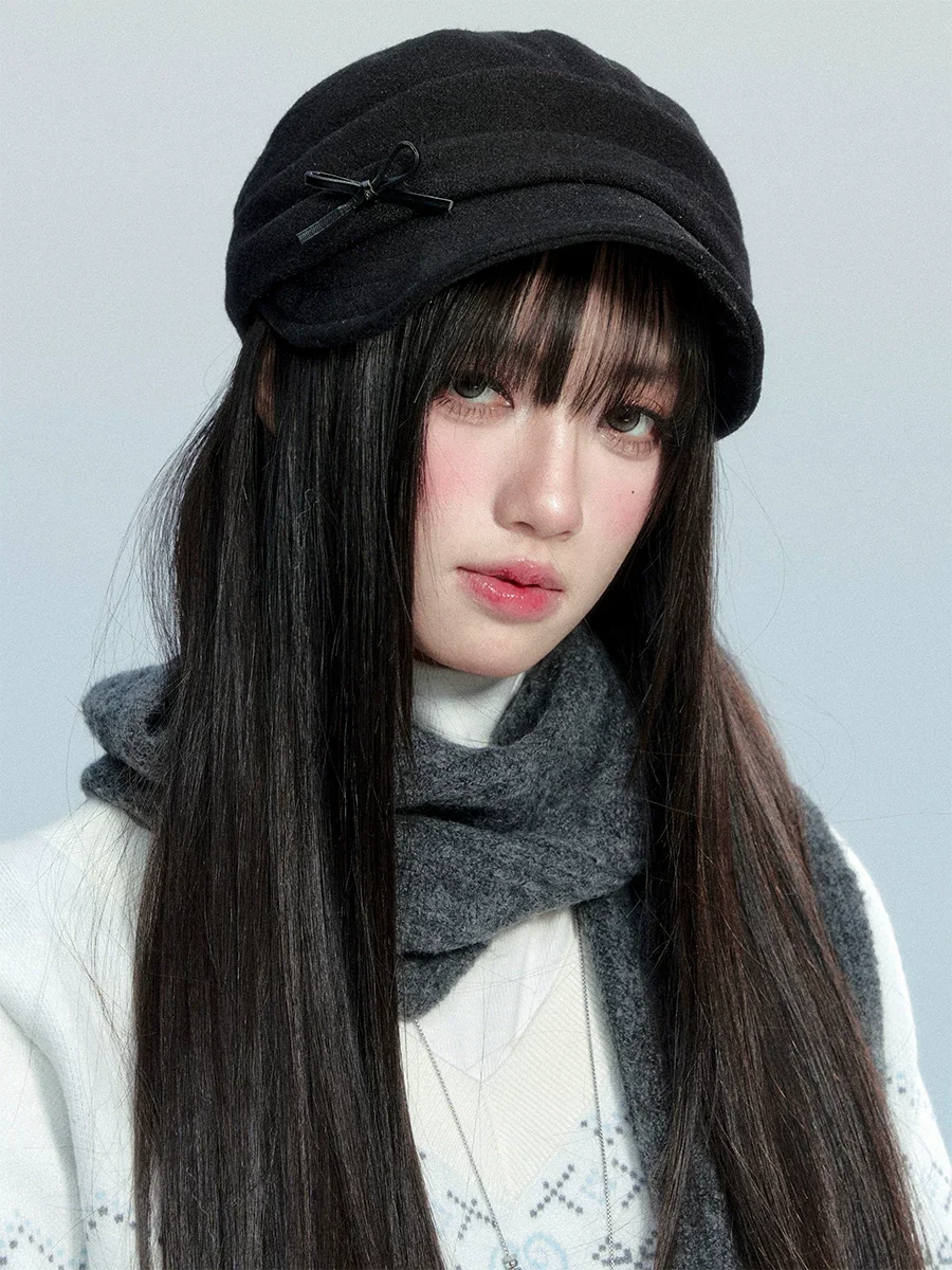 リボンリンクル キャスケット 商品写真 1