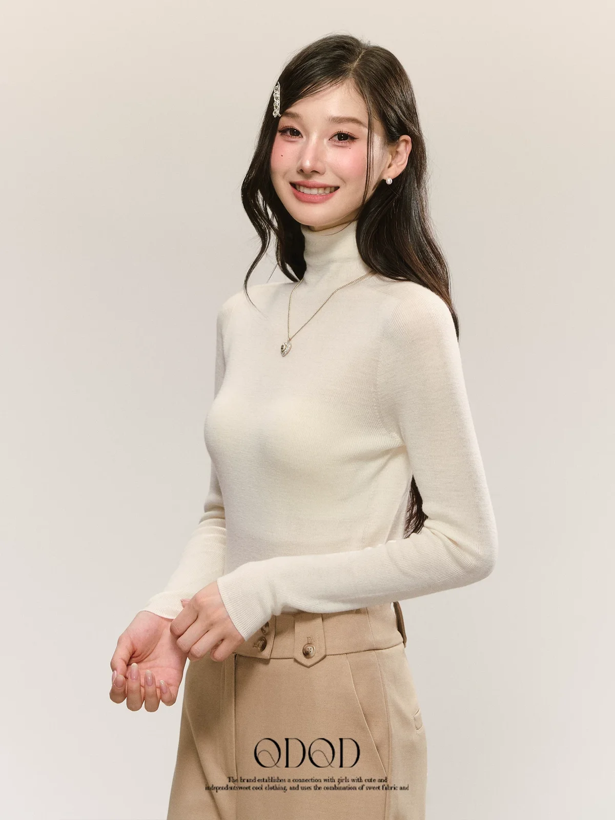 ベーシックタートル ニット 商品写真 4