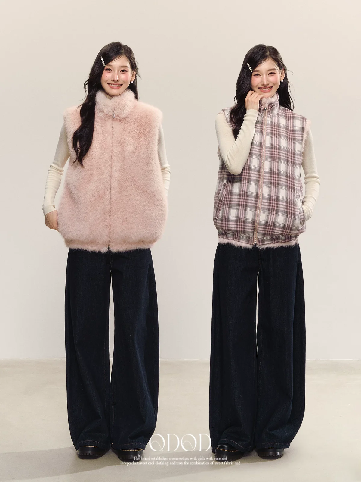 ピンクファー ベスト 商品写真 4