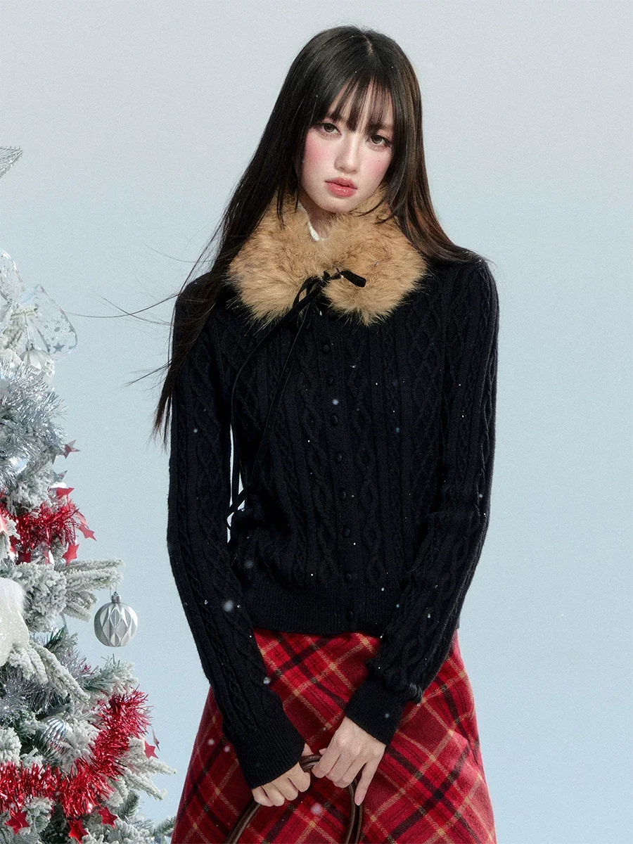 クラシックケーブル ニットトップス 商品写真 2