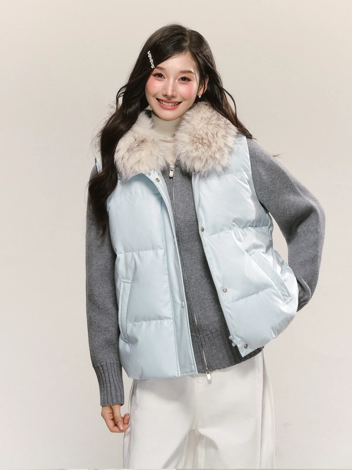 コンパクトパファー ベスト 商品写真 1