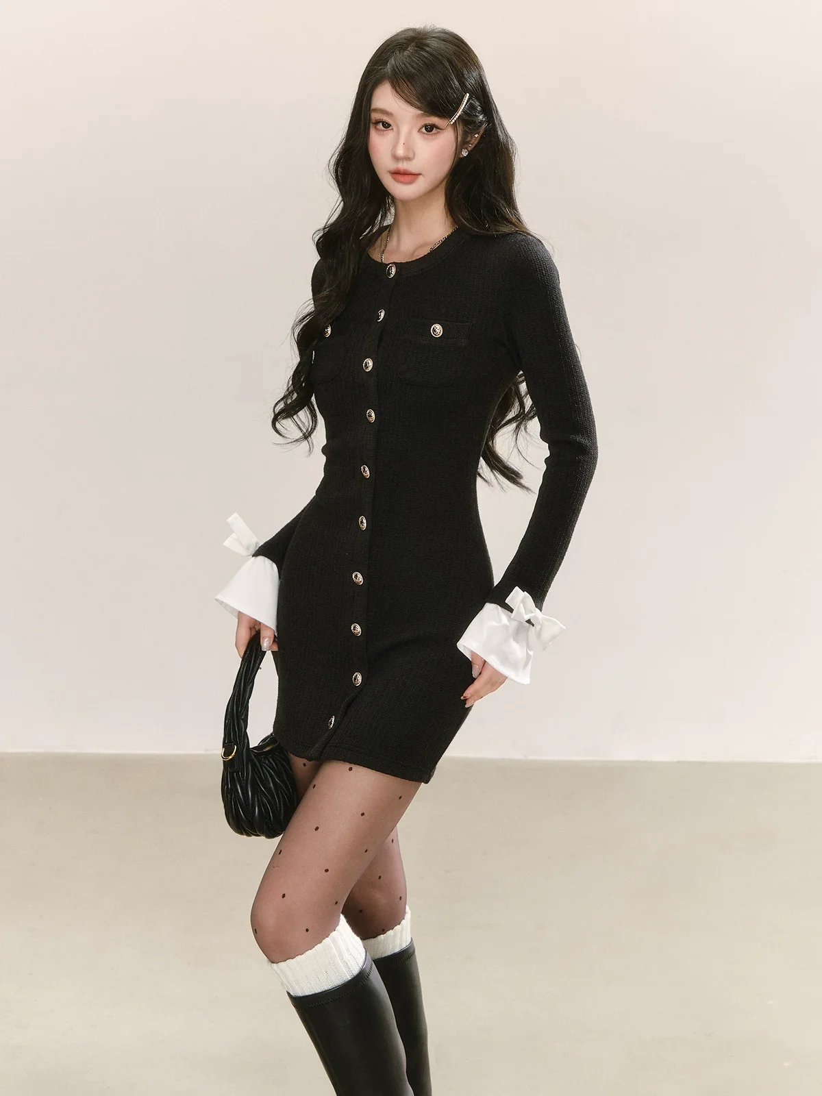 レトロフィット ニットワンピース 商品写真 1