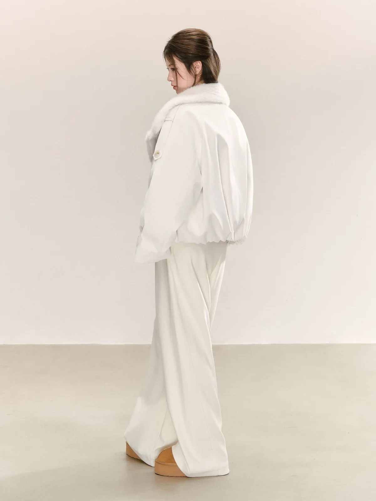 ドレープニット パンツ 商品写真 3