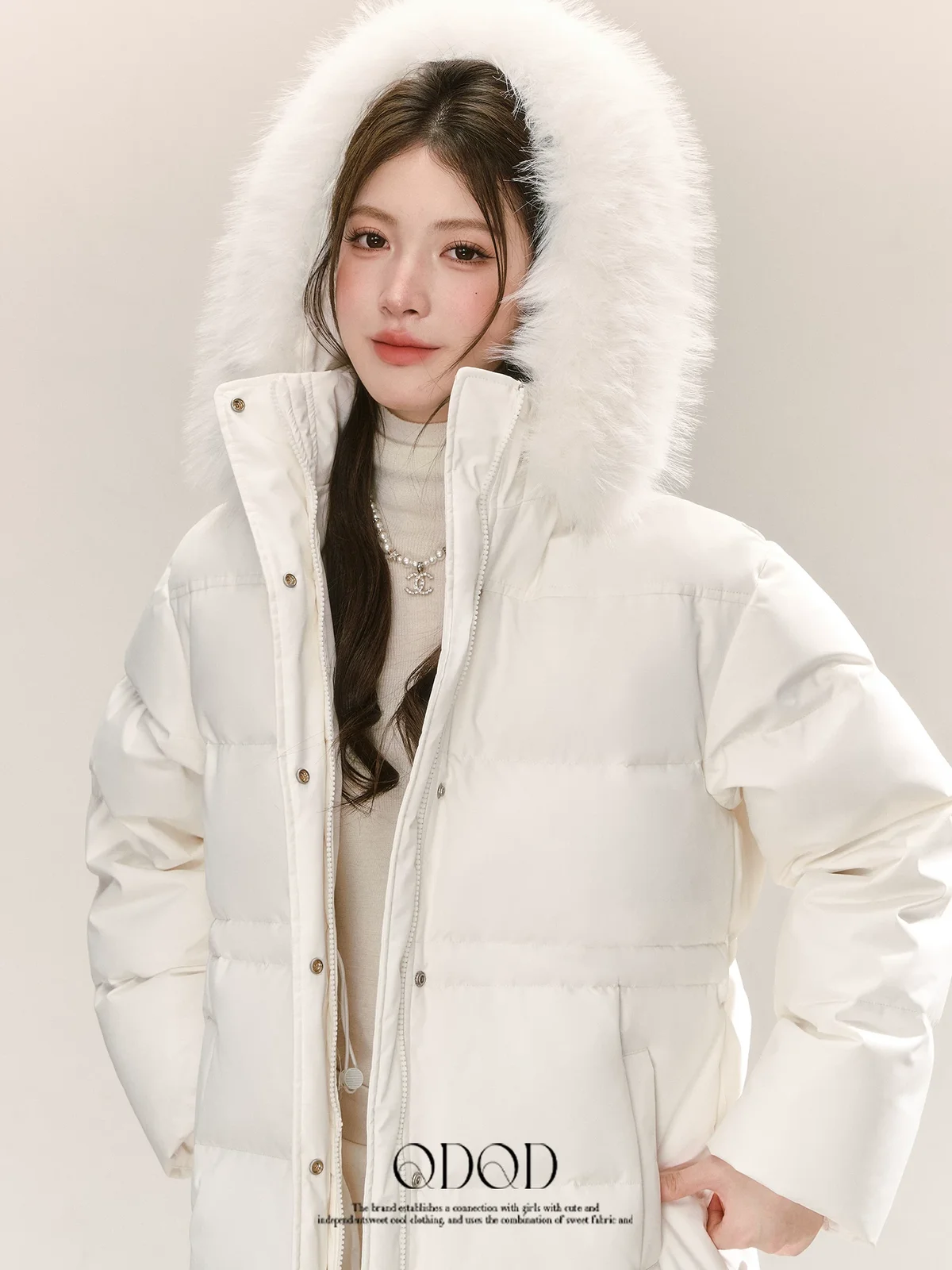 ファーフード ロングパファー 商品写真 4