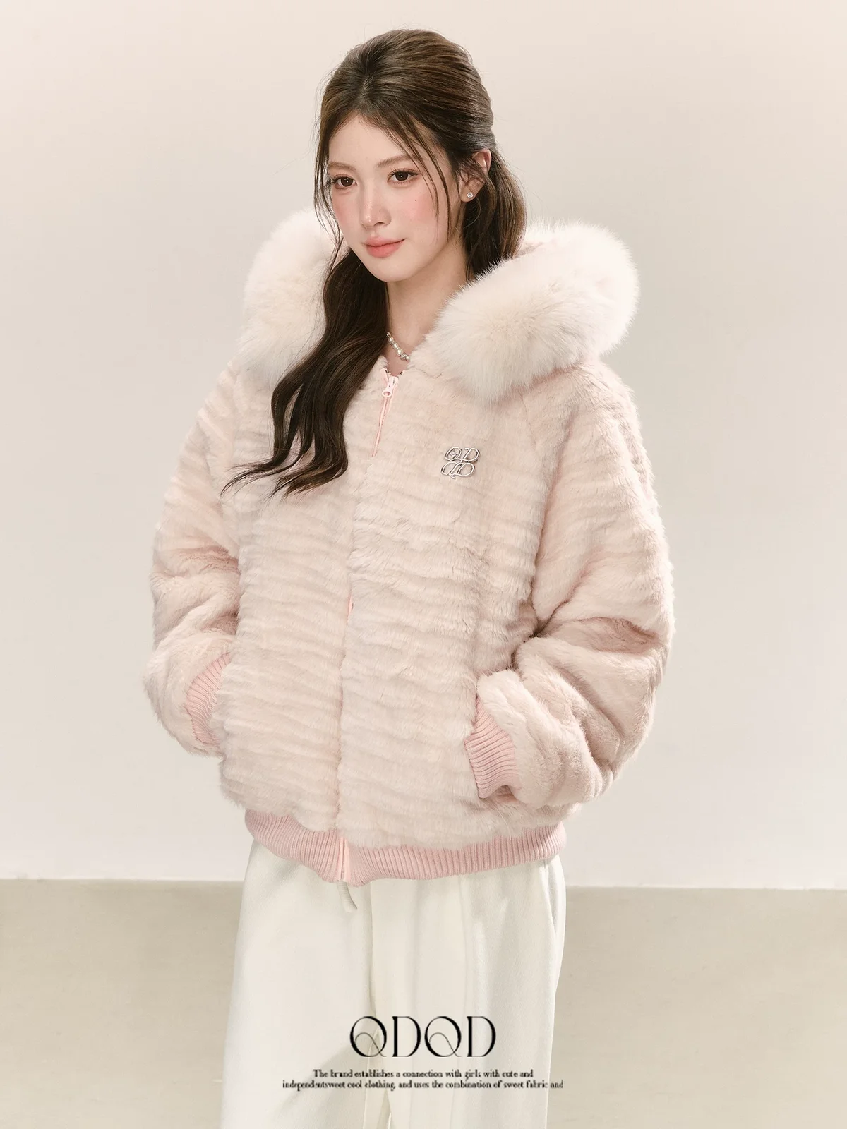 フラッフィー フードジャケット 商品写真 4