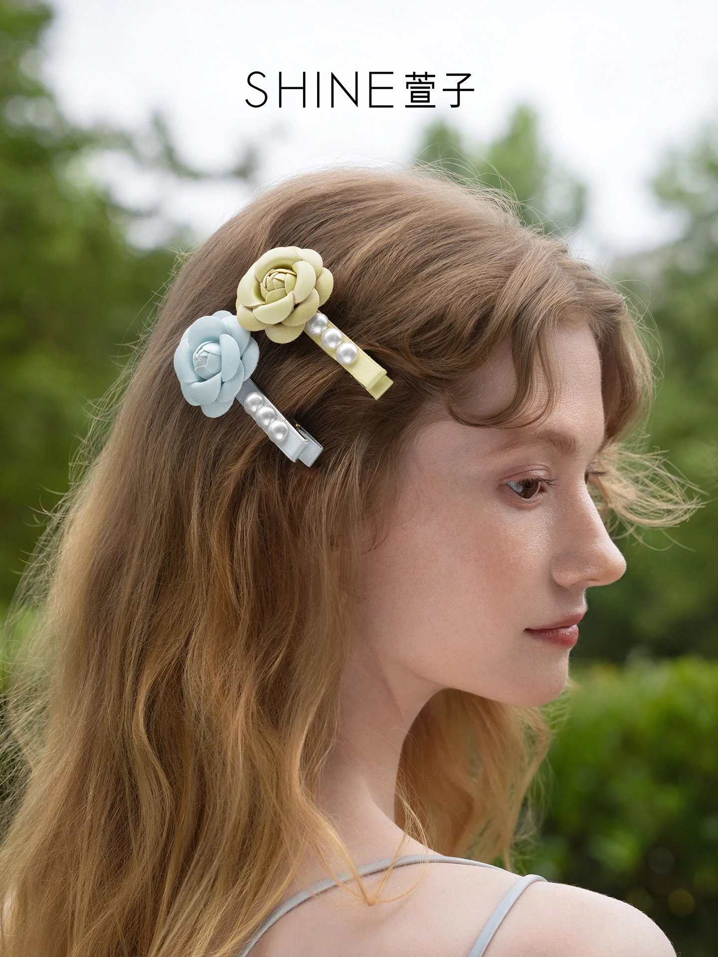 カメリアブーケ ヘアクリップ 商品写真 2