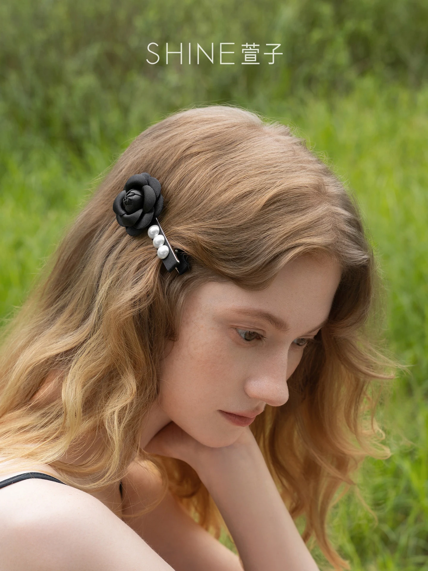 カメリアブーケ ヘアクリップ 商品写真 3