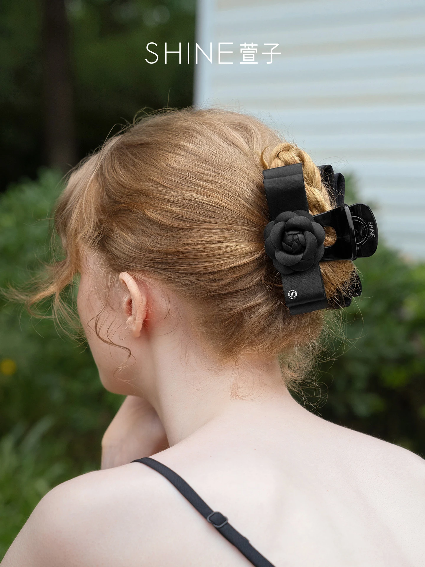 カメリアリボン ヘアクリップ 商品写真 2