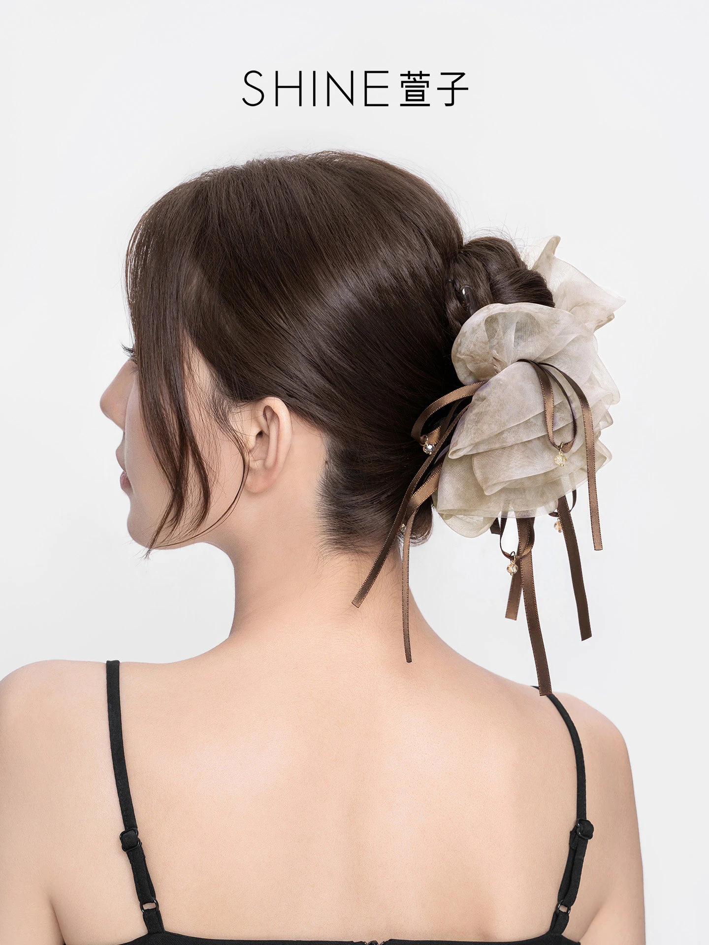 チュールブーケ ヘアクリップ 商品写真 2