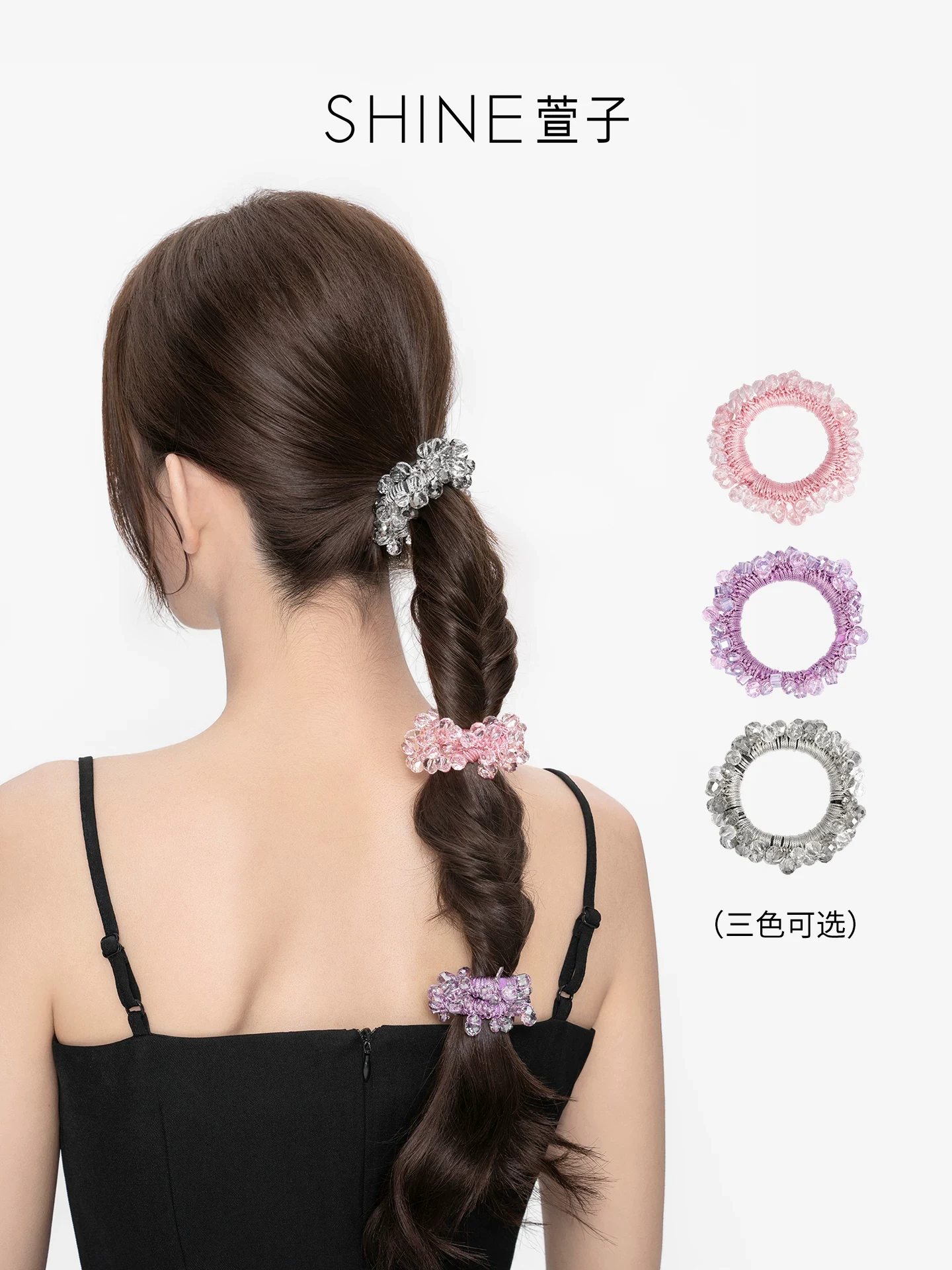 クリスタルグロウ ヘアゴム 商品写真 3