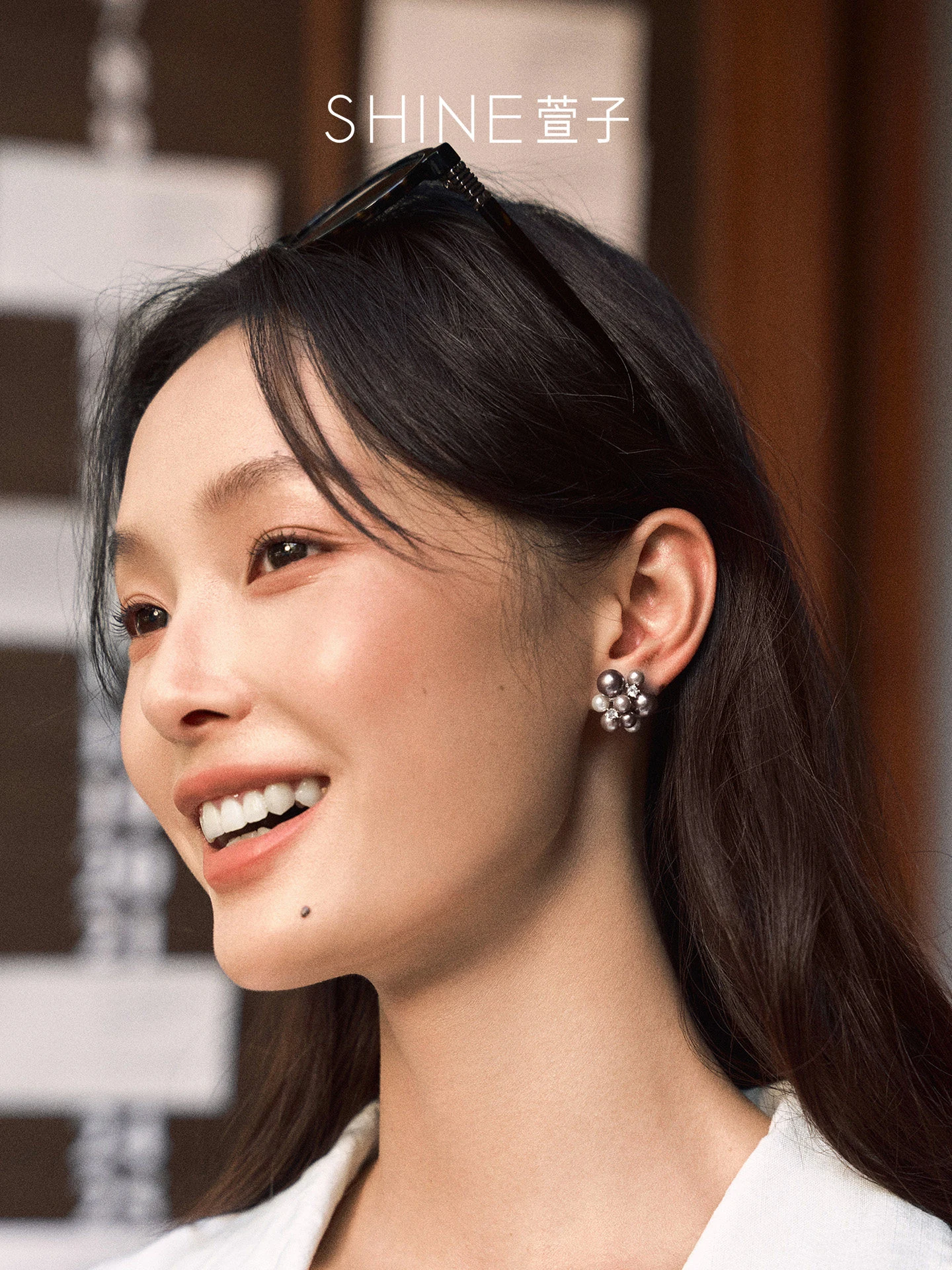 スモーキーブーケ ピアス 商品写真 2