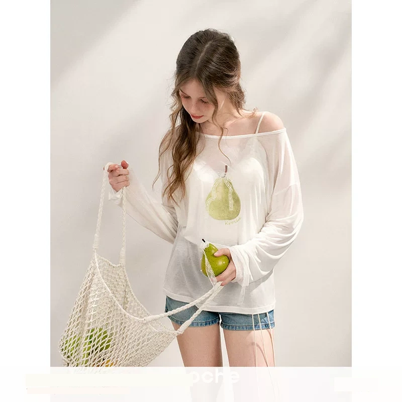 KROCHE アシンメトリー 長袖 Tシャツ KE8005