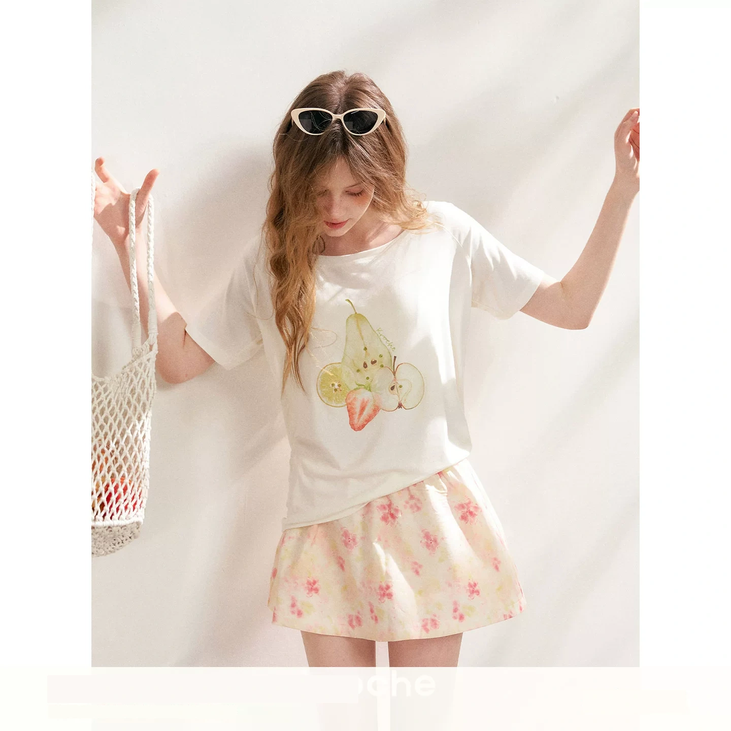 KROCHE プリント スカート KDC9010
