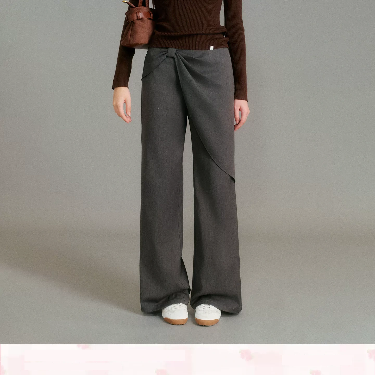 KROCHE リボン ストレート パンツ KL3065
