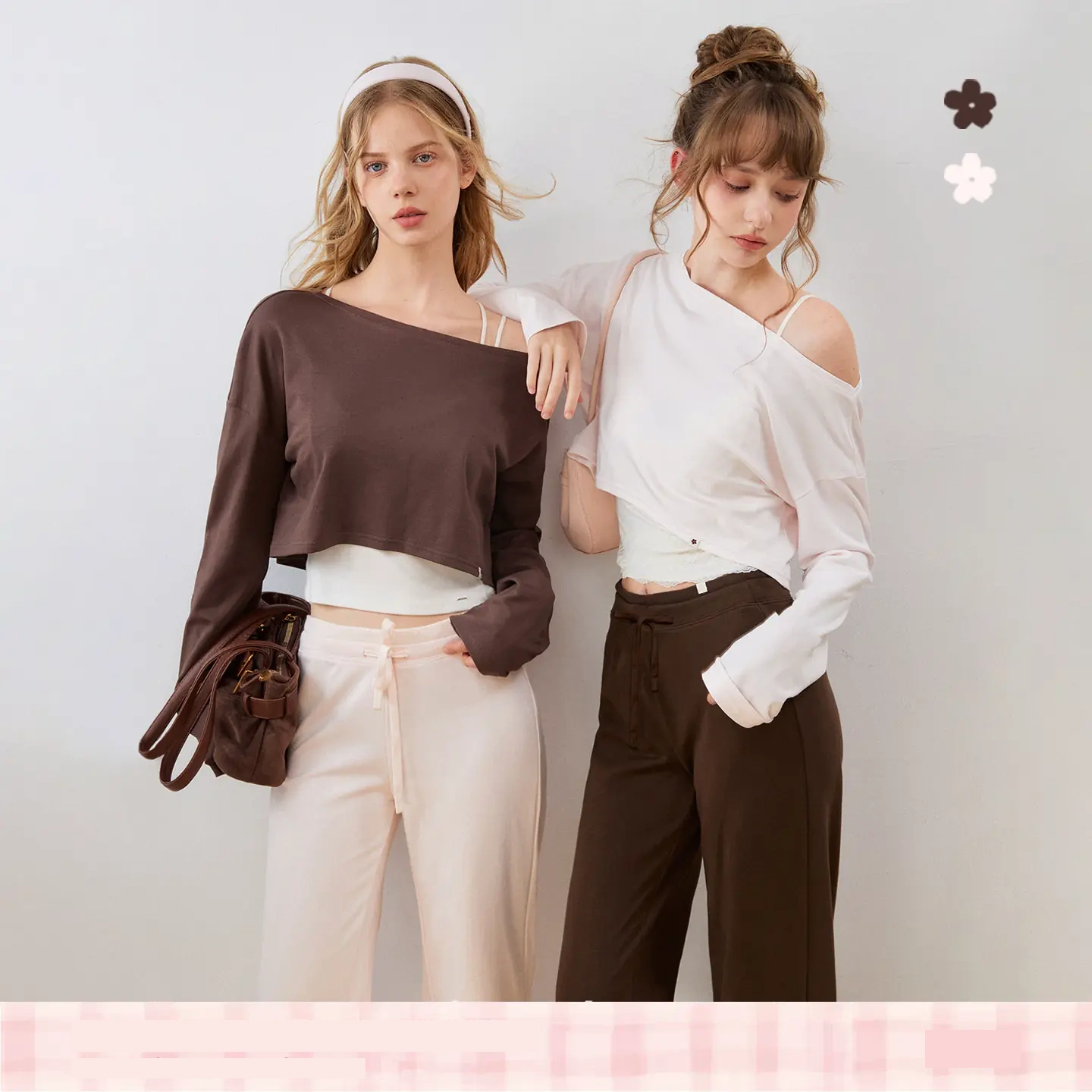 KROCHE アシンメトリー ストレート セットアップ