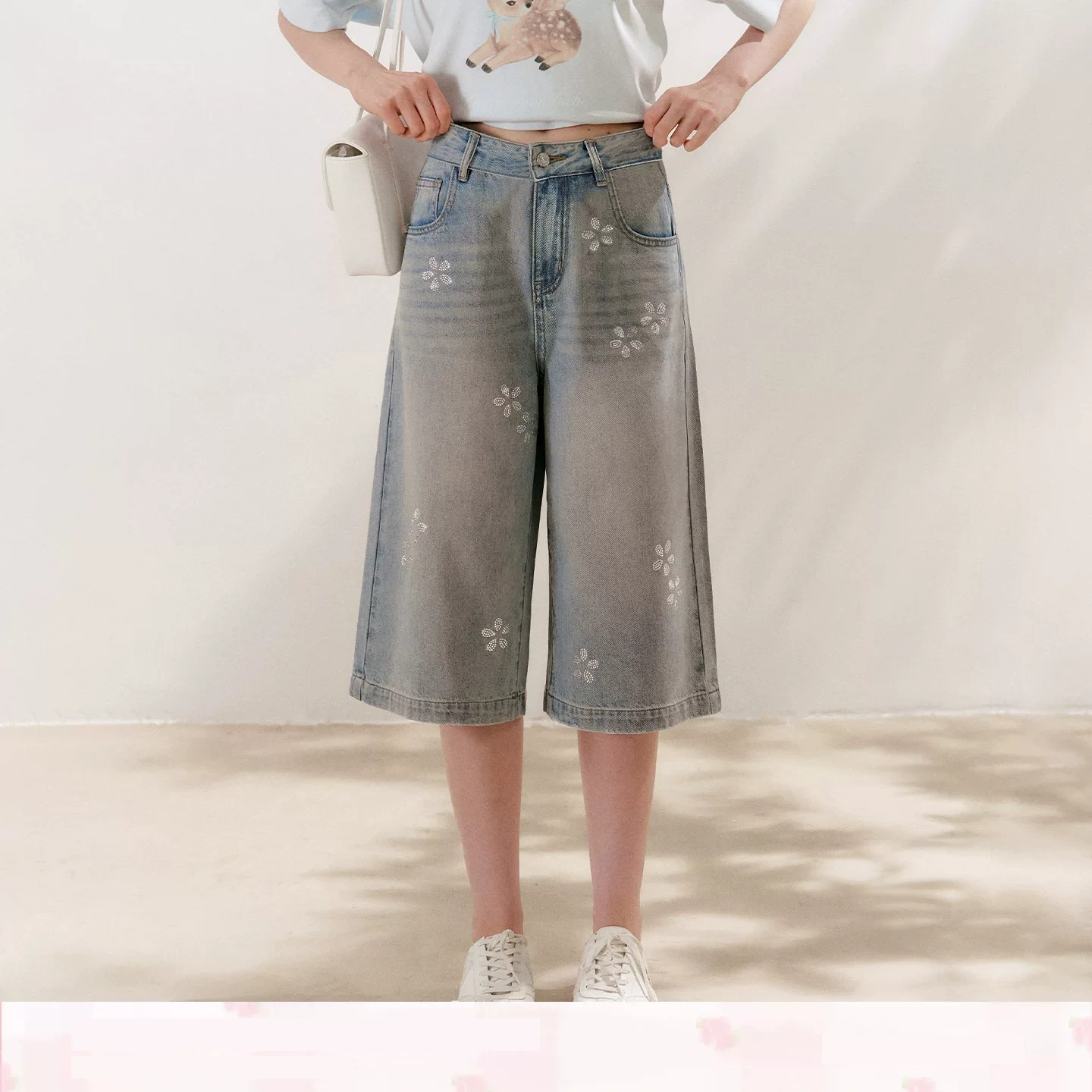 KROCHE デニム ワイド デニムパンツ KNC2040