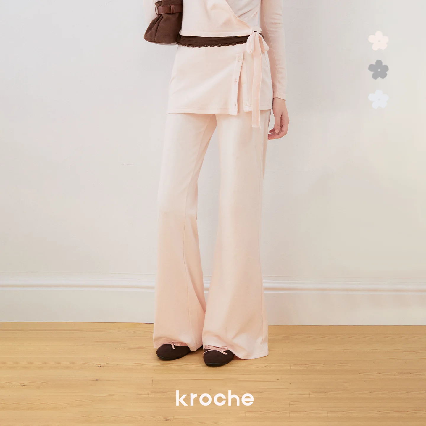 KROCHE 重ね着風 パンツ KPK3101