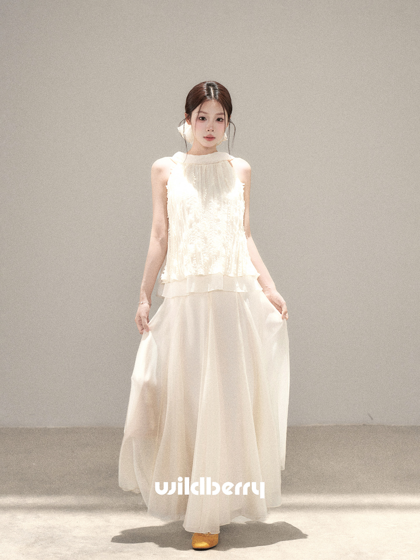 Wildberry ノースリーブシャツ・ロングスカート