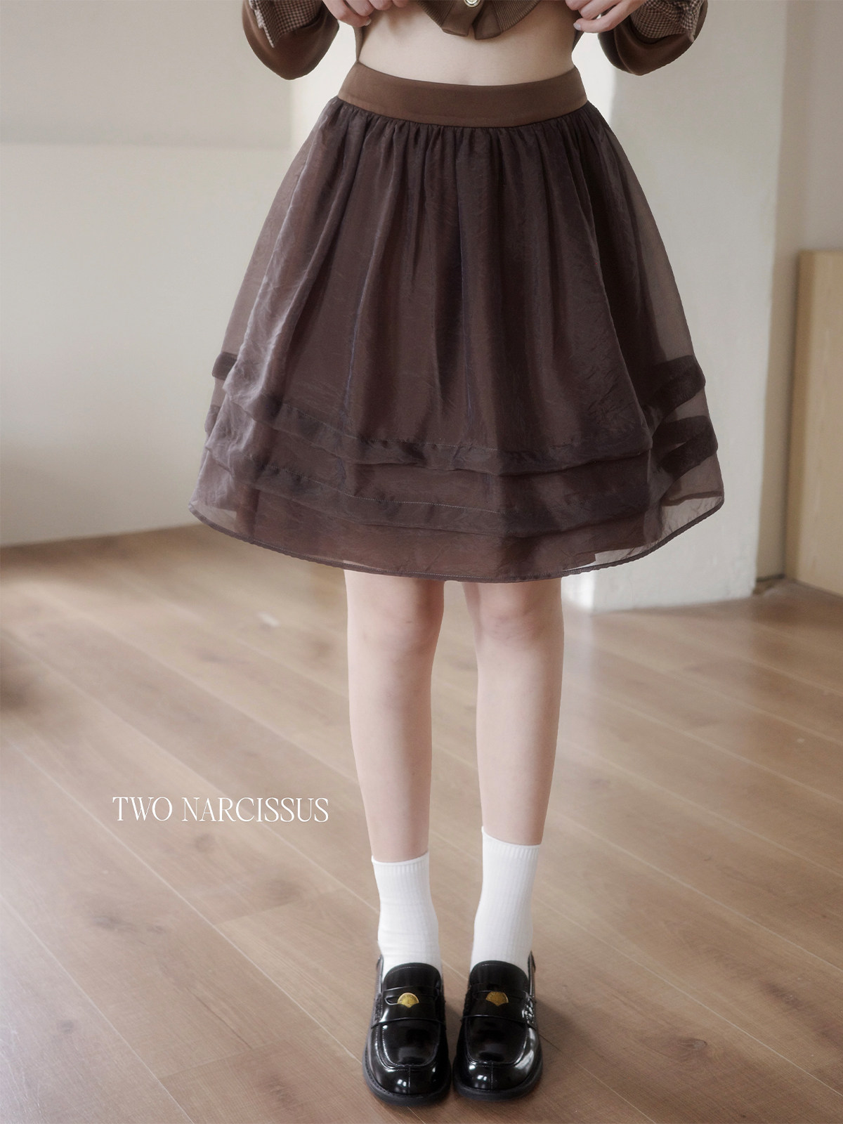 Two Narcissus ギャザーチュール スカート