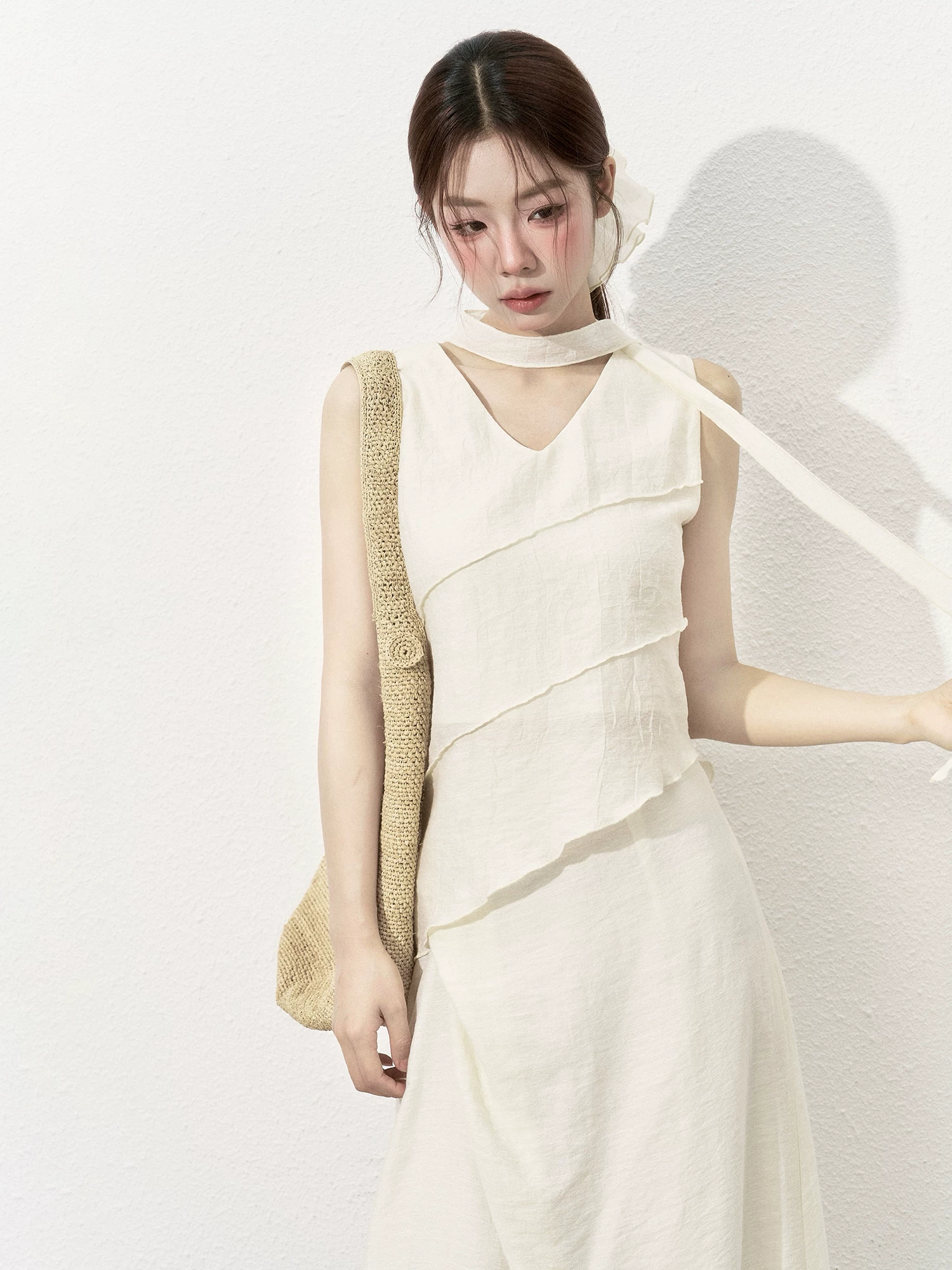 Wildberry アシンメトリートップス・ロングスカート セット