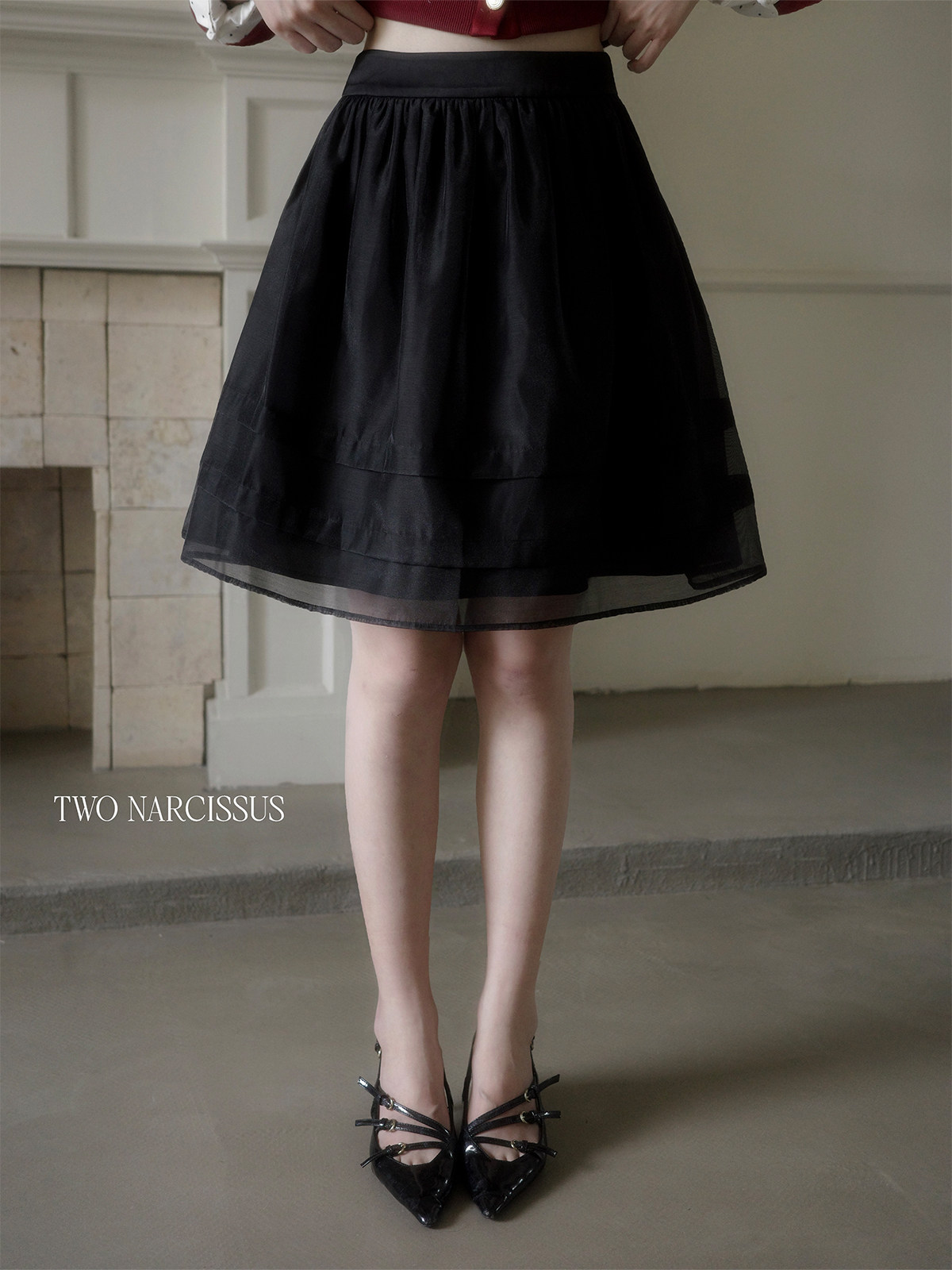 Two Narcissus ギャザーチュール スカート