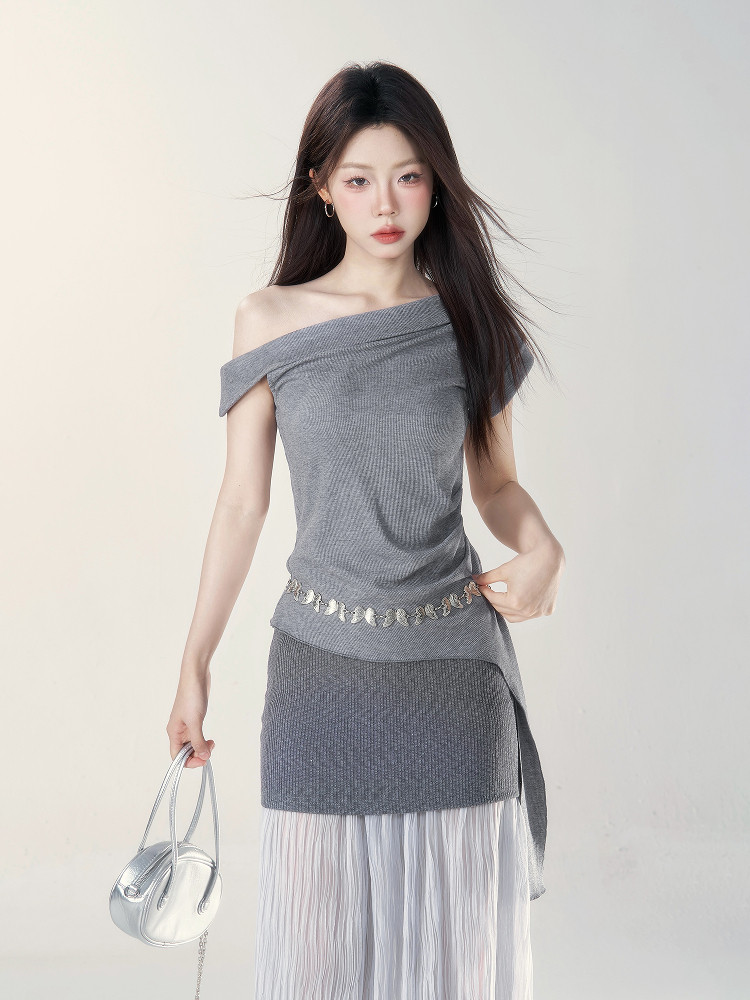 Wildberry アシンメトリートップス／切替スカート（各単品）